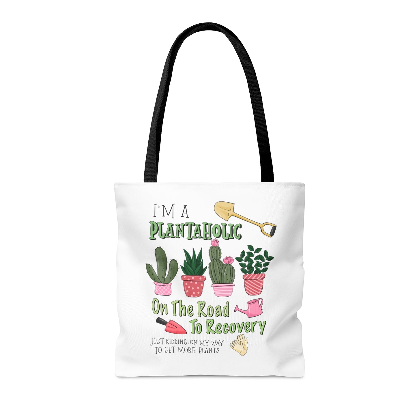 Plantaholic on the Way to Recovery Tote Bag Shopping Bag Reusable Tote Gardener Gift