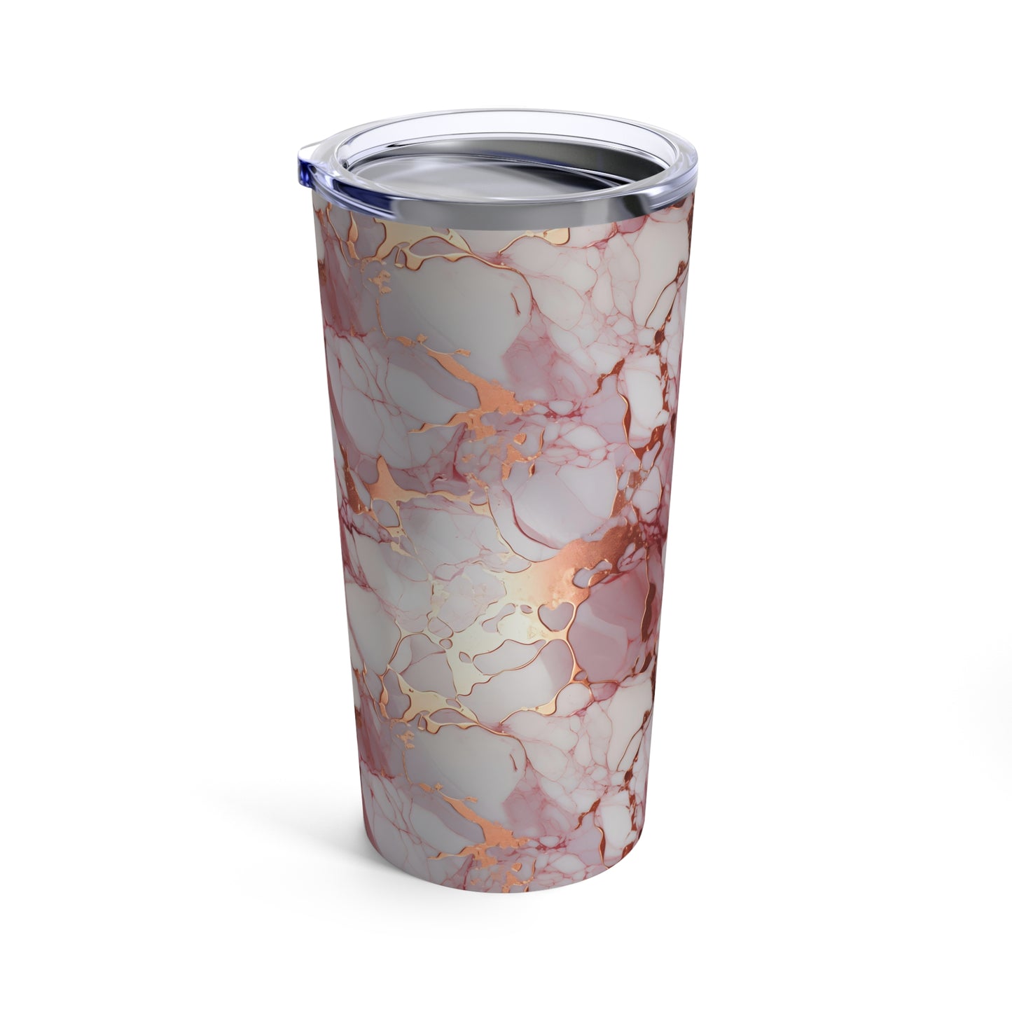 Rose Gold Tumbler 20oz Marble Tumbler