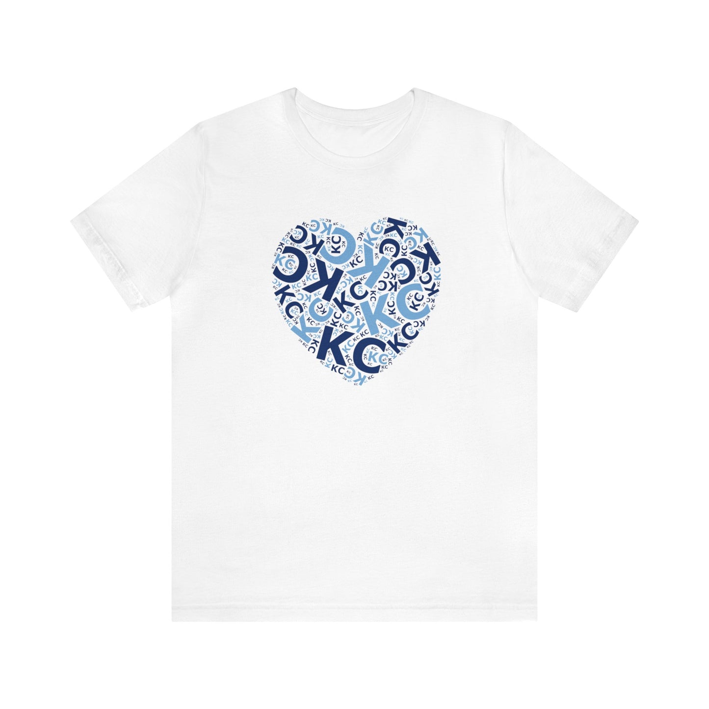 Kansas City Heart Unisex Jersey Short Sleeve Tee T-Shirt