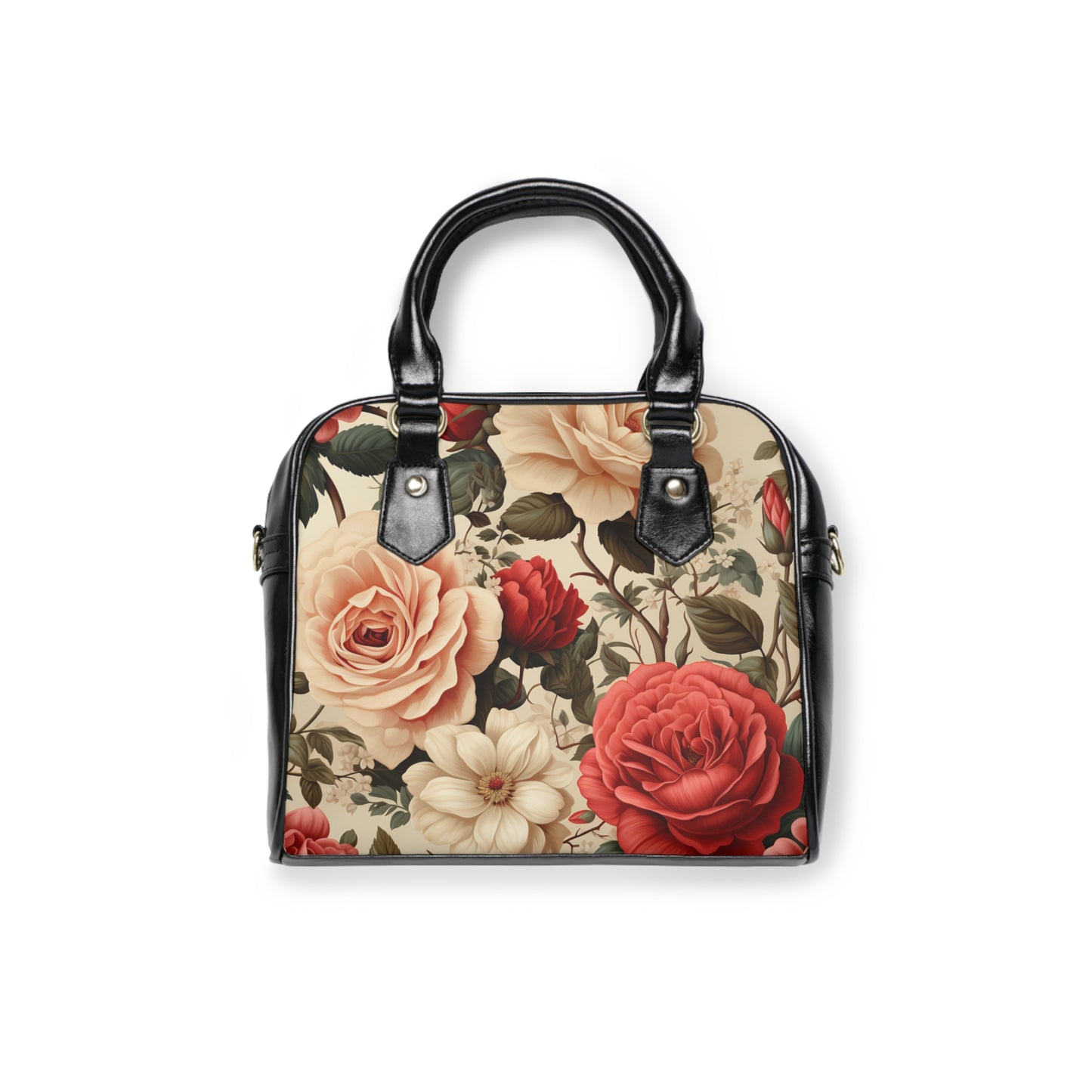 Retro Rose Shoulder Handbag