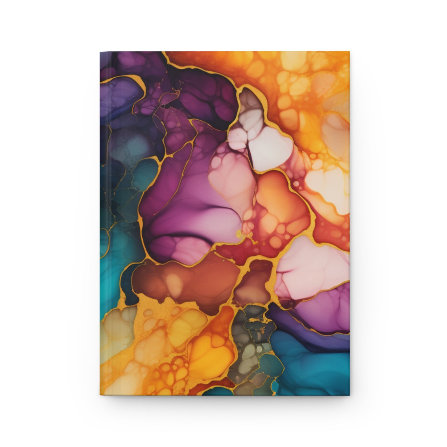 Alcohol Ink Rich Color Hardcover Journal Notebook