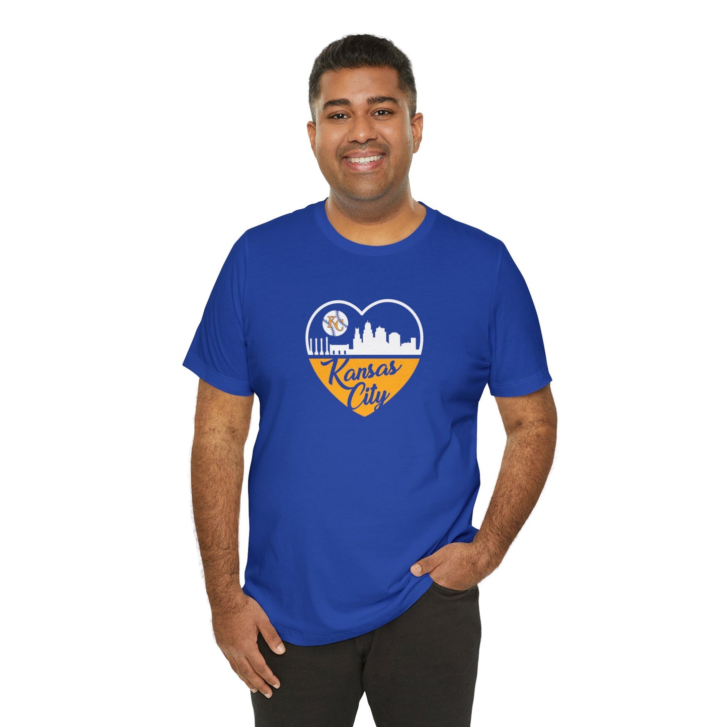 Kansas City Heart Unisex Jersey Short Sleeve Tee T-Shirt