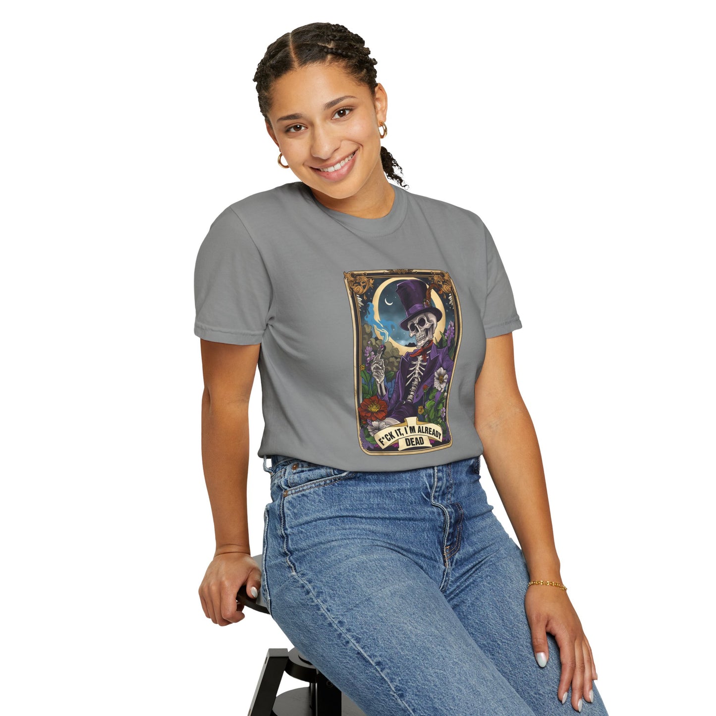 Funny Tarot Card Unisex T-shirt, Sarcastic Shirt, Hilarious Tee, Edgy Graphic Tee, Rebel Clothing, Unisex Graphic Tee