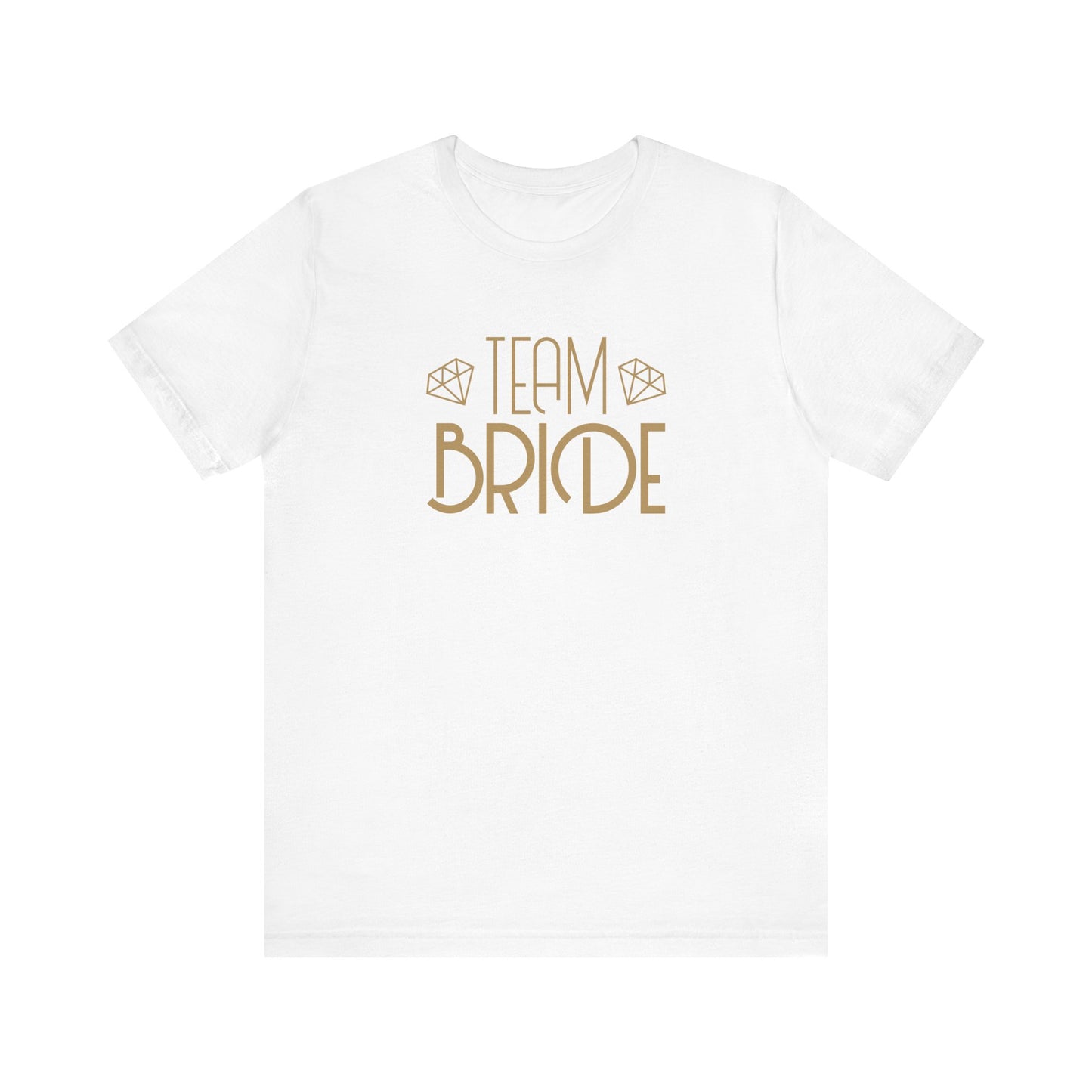 Team Bride Art Deco Unisex Jersey Short Sleeve Tee Bachelorette Party Shirt