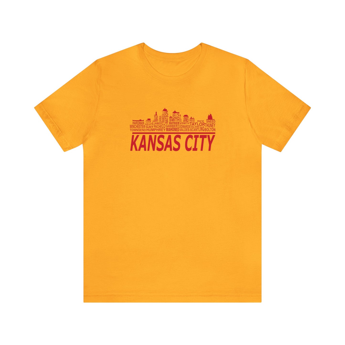 Kansas City Skyline Unisex Jersey Short Sleeve Tee T-Shirt