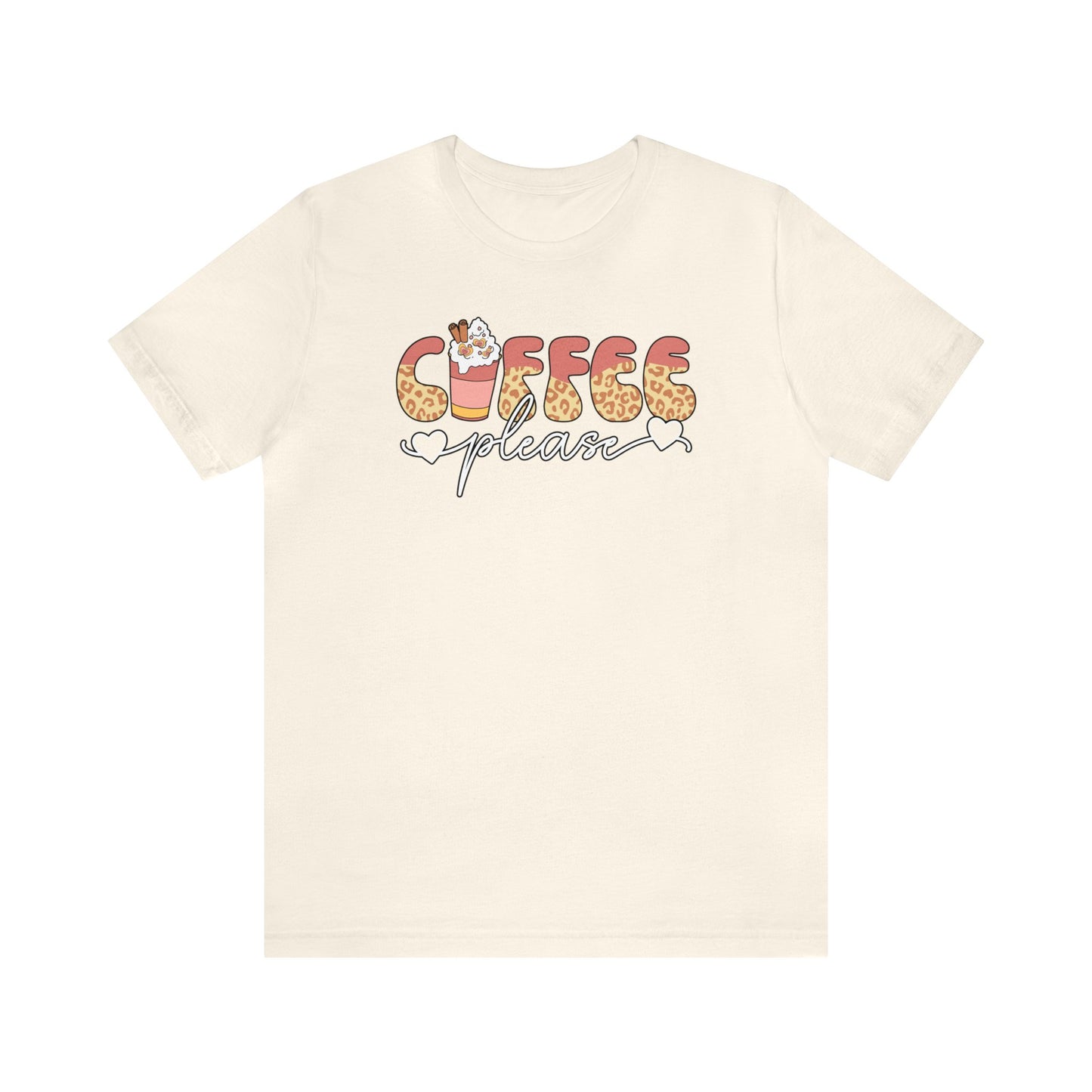 Cute Coffee Shirt Unisex Jersey Short Sleeve Tee T-Shirt Coffee Please Shirt