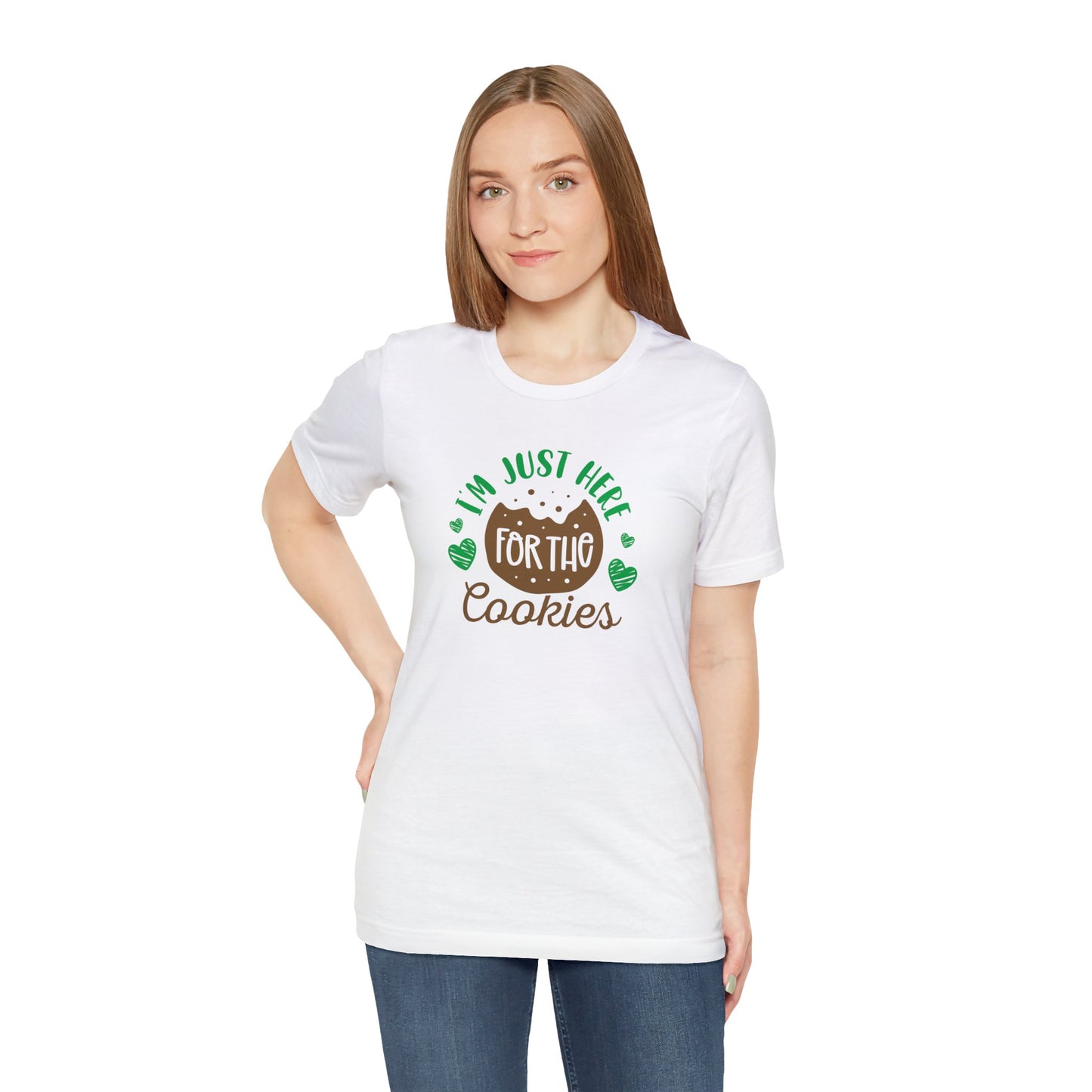 I'm Just Here for the Cookies T Shirt Jersey Short Sleeve Girl Scout