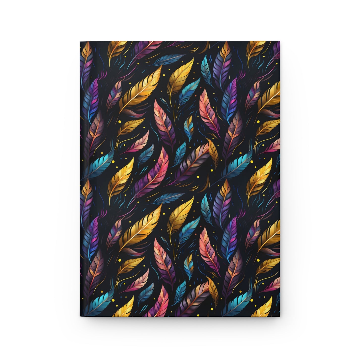 Glamorous Rich Feather Hardcover Journal Matte Notebook Garden journal