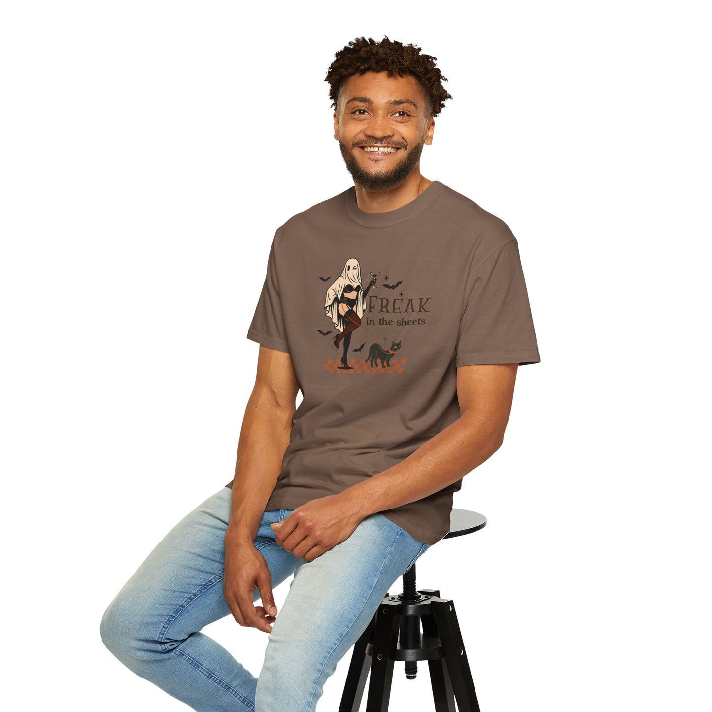Ghostly Unisex T-shirt with Sexy Ghost Design