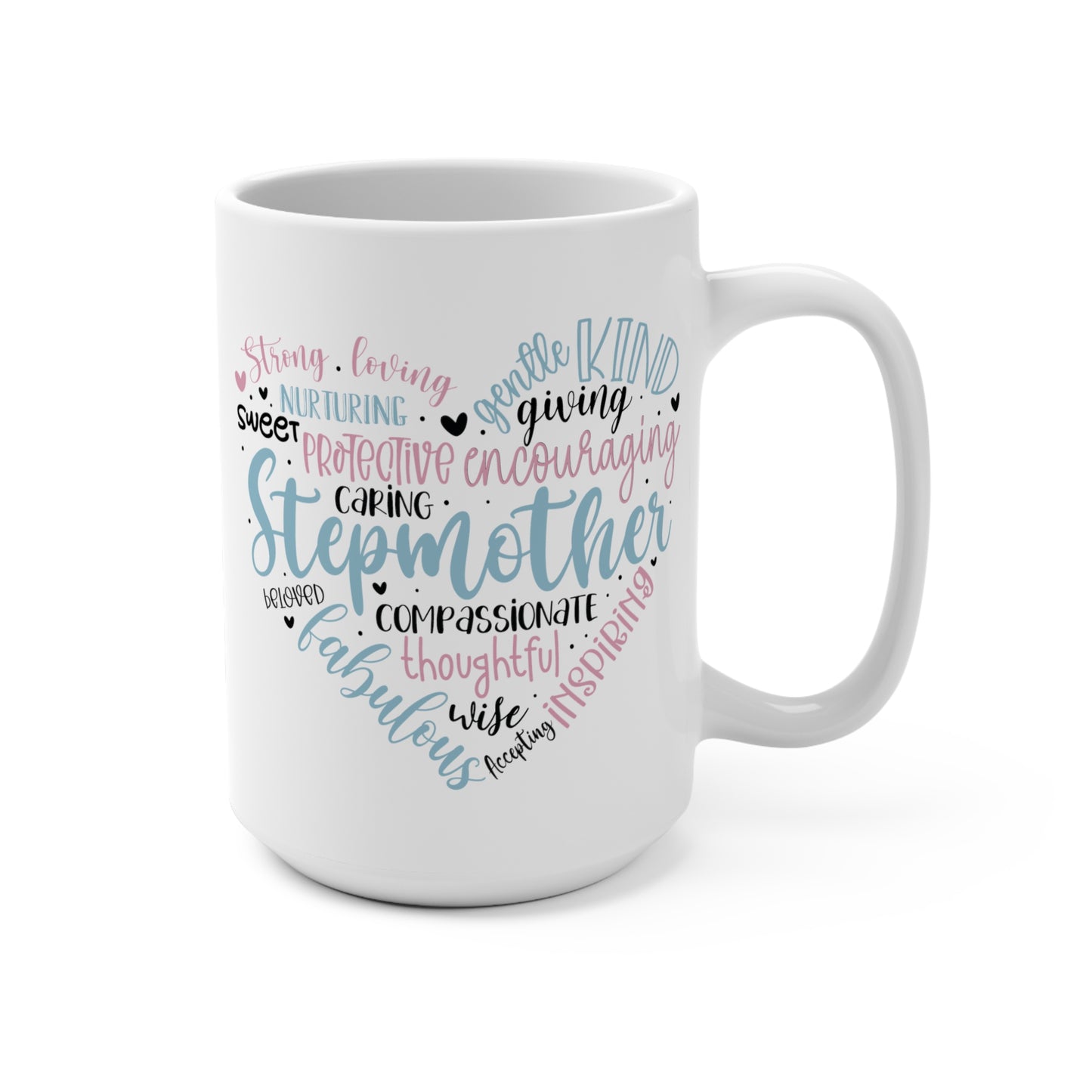 Stepmother Heart Mug 15oz