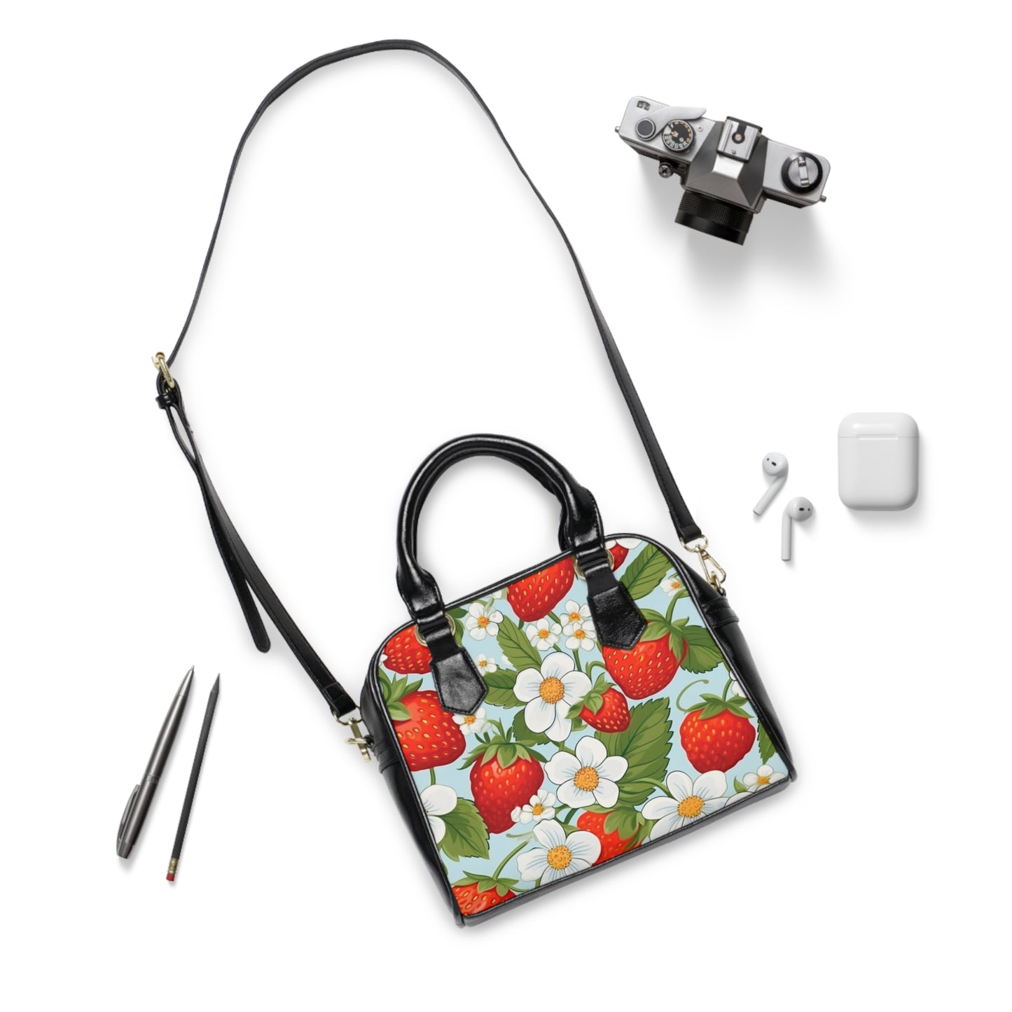 Retro Mushroom Shoulder Handbag