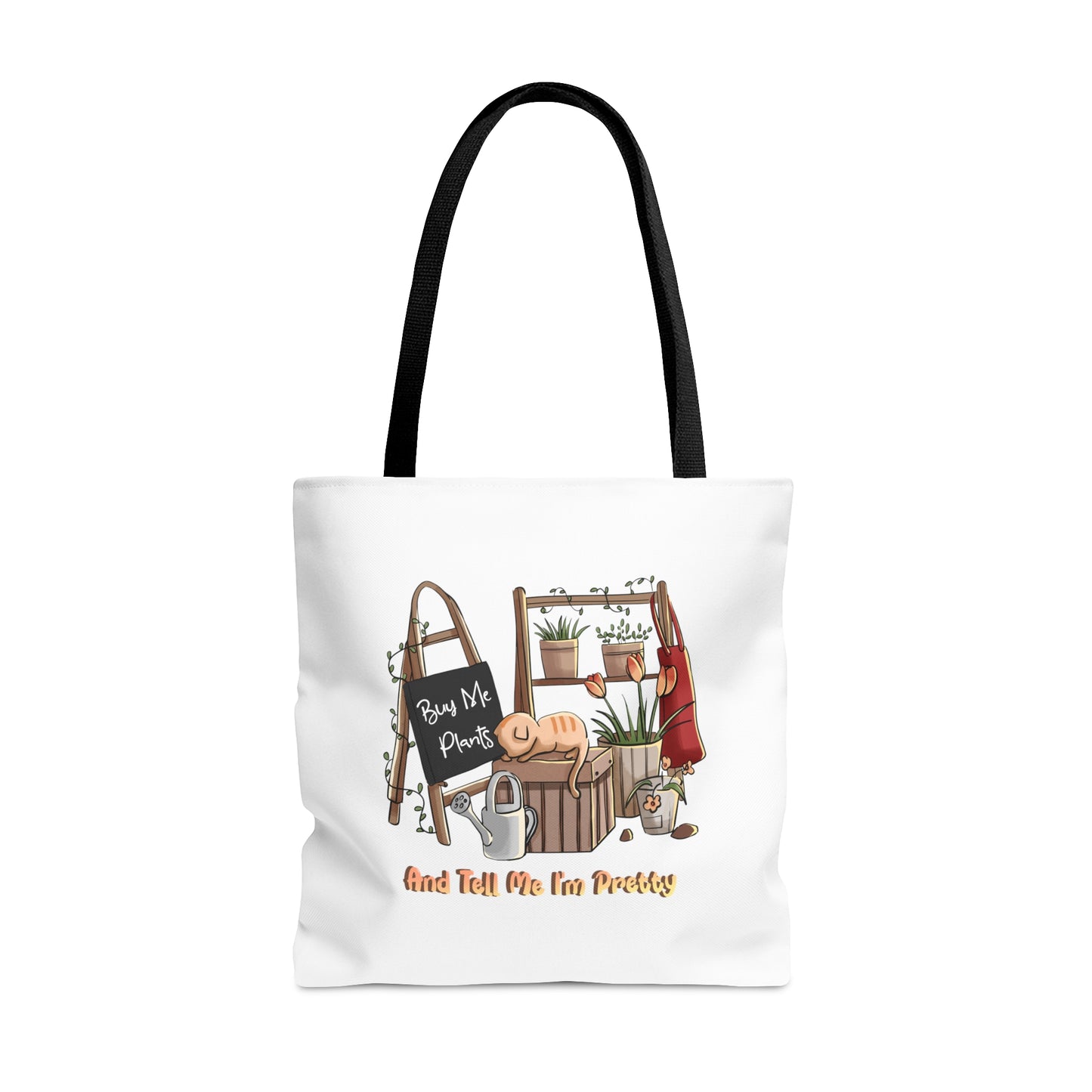 Buy Me Plants and Call Me Pretty Tote Bag Shopping Bag Reusable Tote Gardener Gift