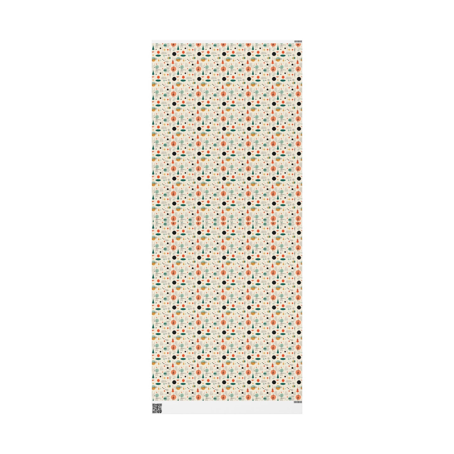 Mid Century Gift Wrapping Paper