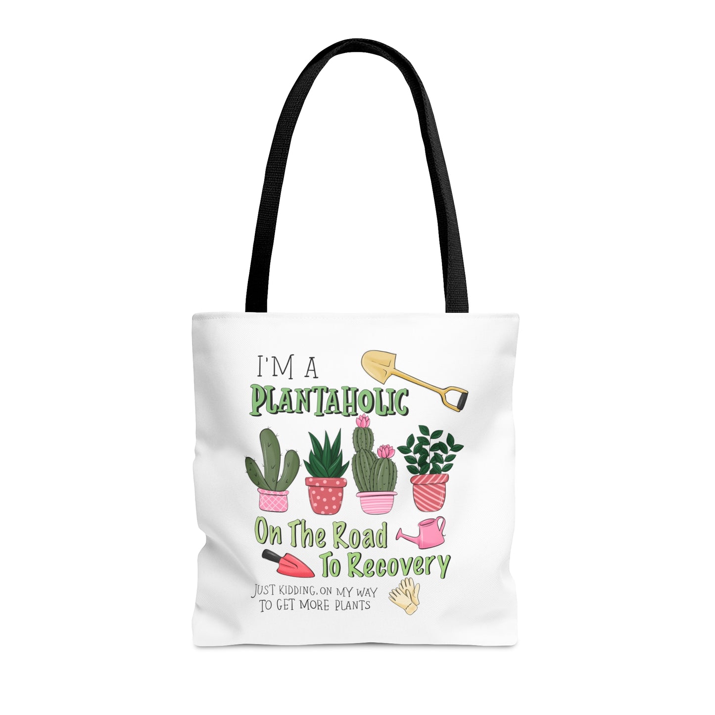 Plantaholic on the Way to Recovery Tote Bag Shopping Bag Reusable Tote Gardener Gift