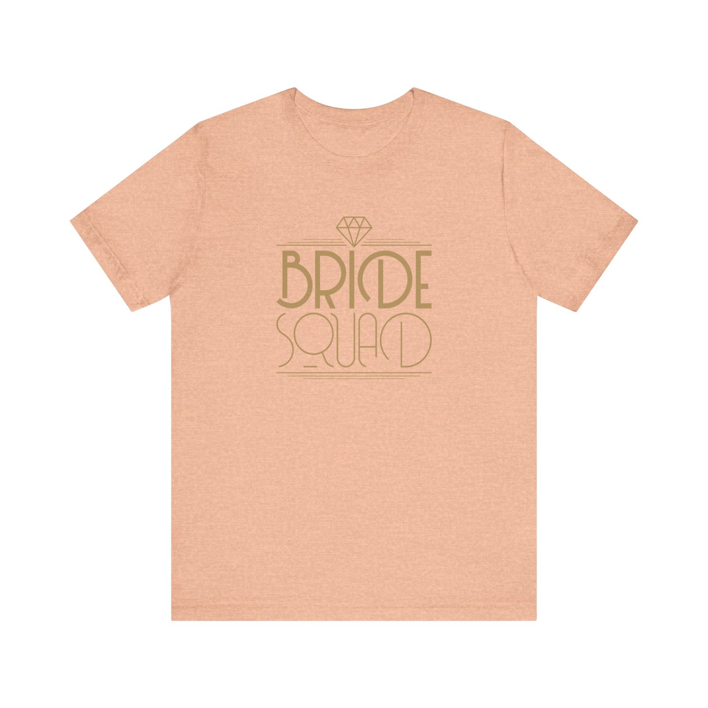 Bride Squad Art Deco Unisex Jersey Short Sleeve Tee Bachelorette Party Shirt