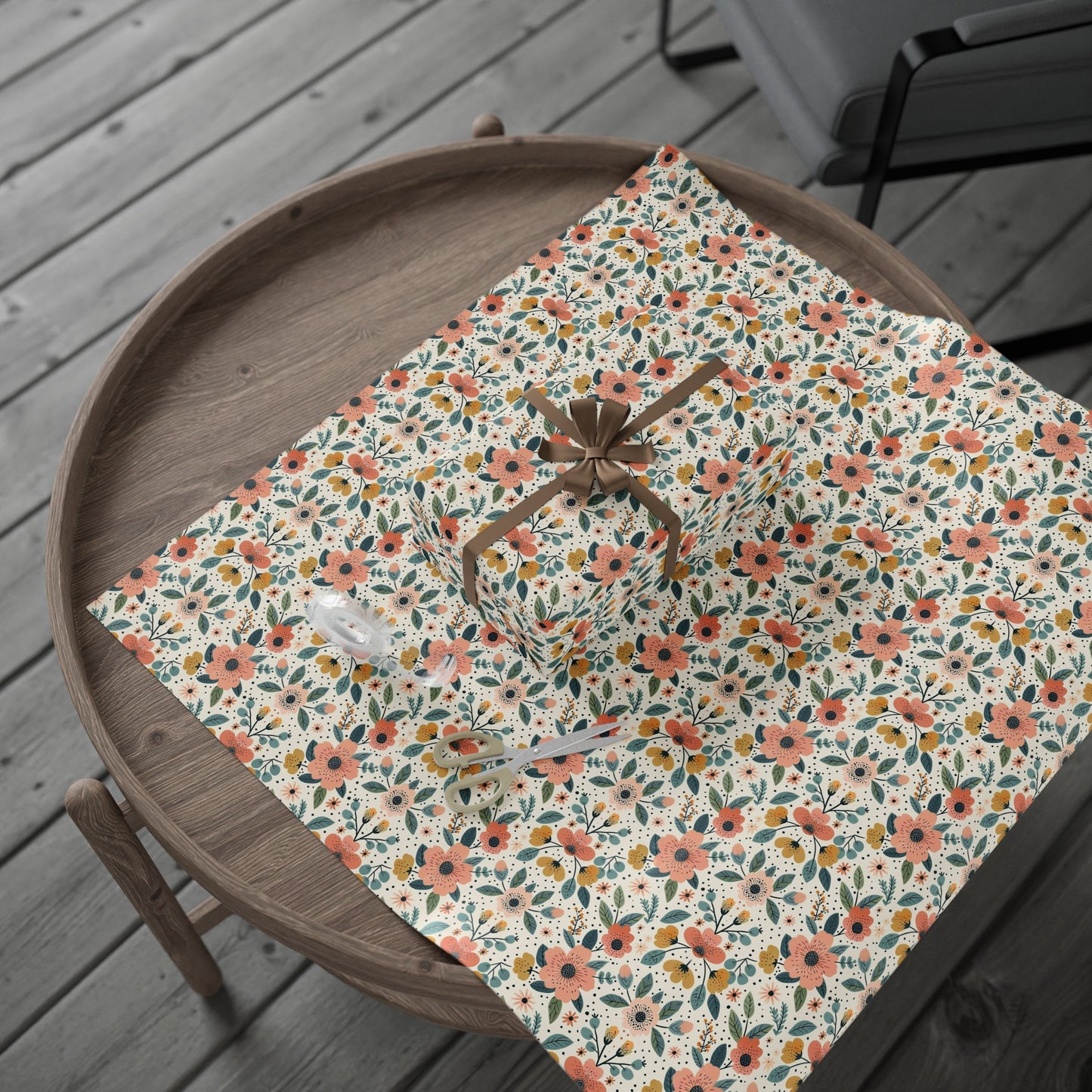 Floral Wrapping Paper Cute Giftwrap