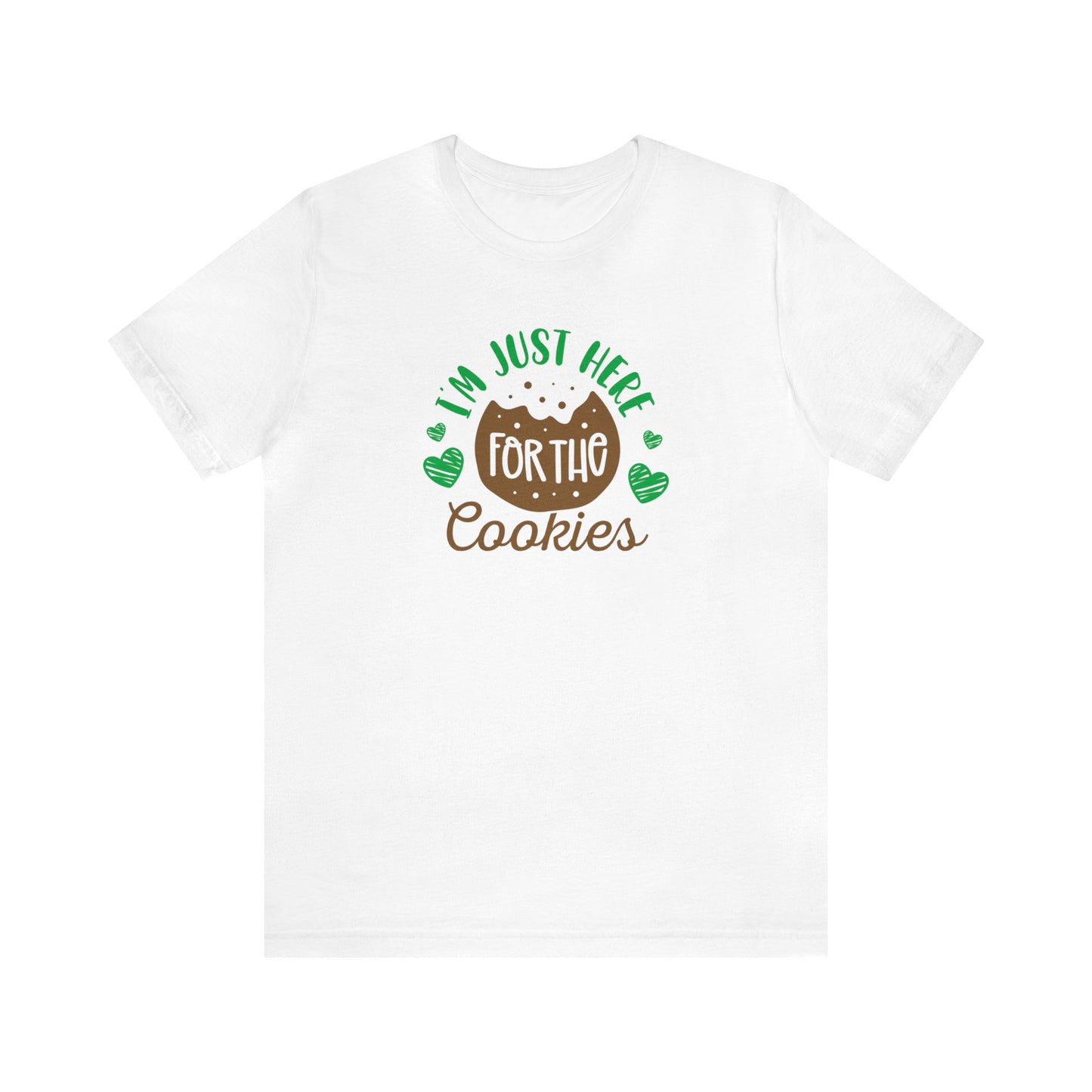 I'm Just Here for the Cookies T Shirt Jersey Short Sleeve Girl Scout