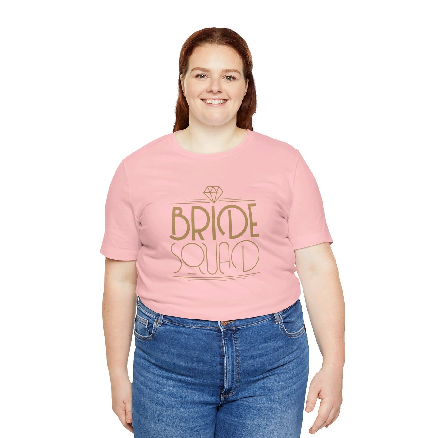 Bride Squad Art Deco Unisex Jersey Short Sleeve Tee Bachelorette Party Shirt