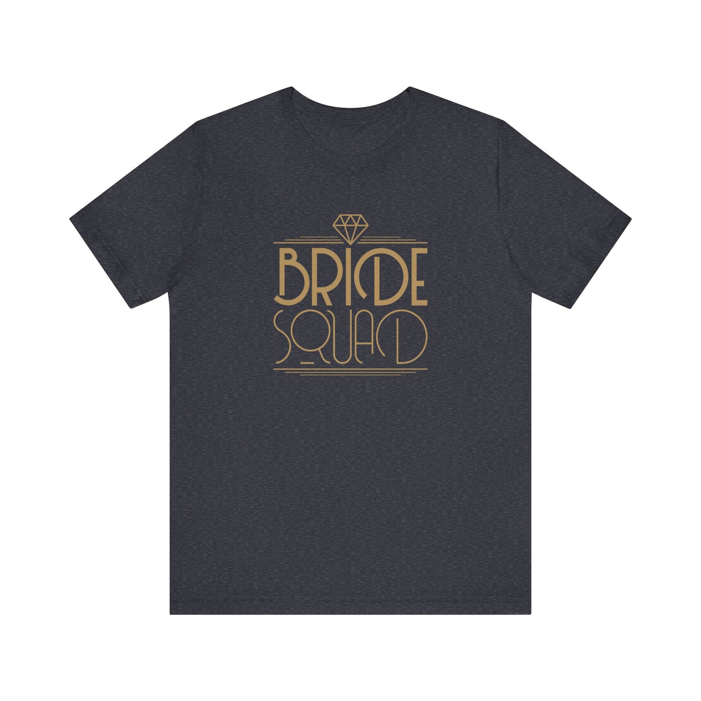 Bride Squad Art Deco Unisex Jersey Short Sleeve Tee Bachelorette Party Shirt