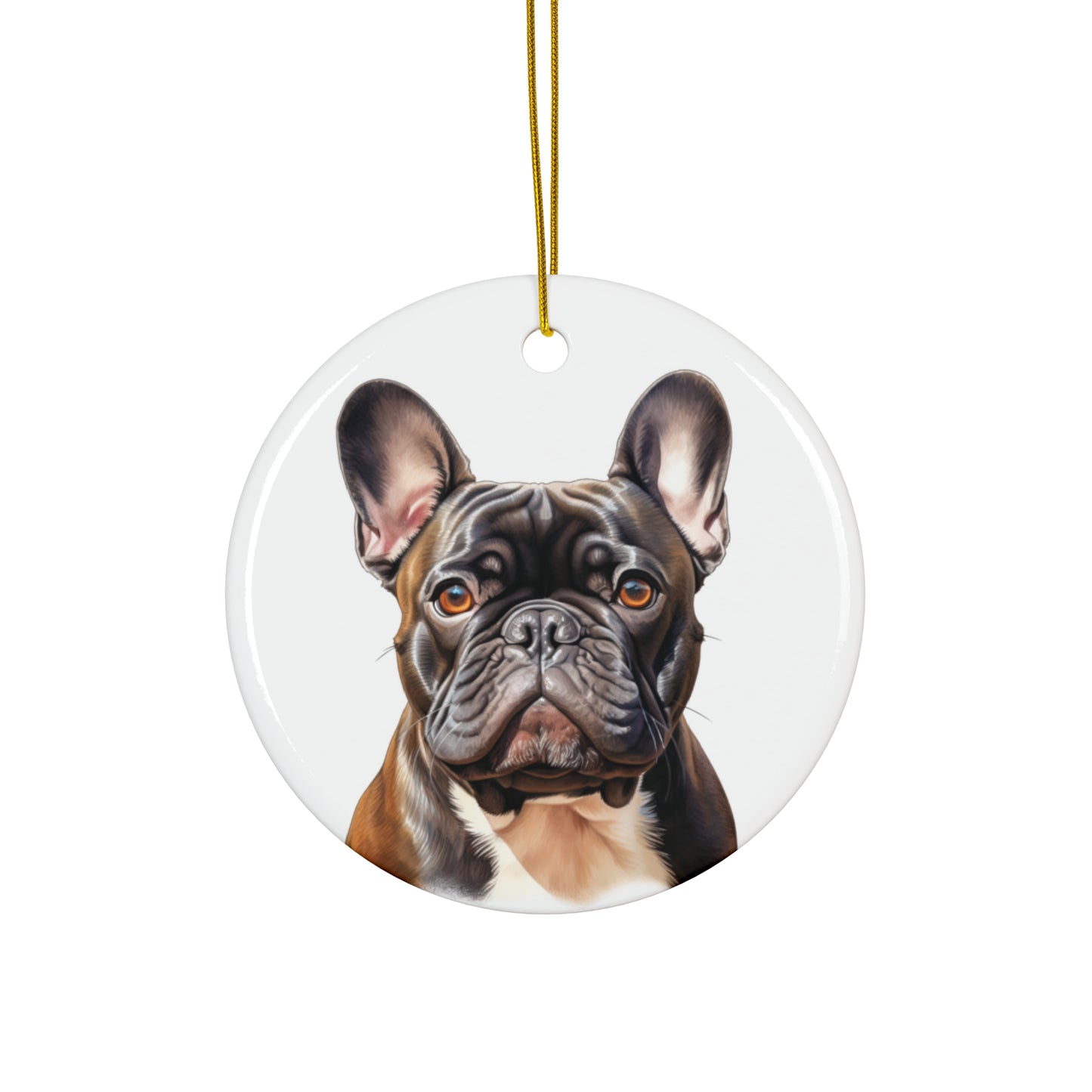 French Bulldog Ceramic Ornament