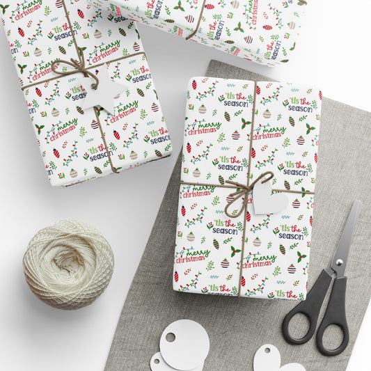 Christmas Gift Wrapping Paper Holiday Wrapping Paper Christmas Gift Wrapping Paper Christmas Lights Paper