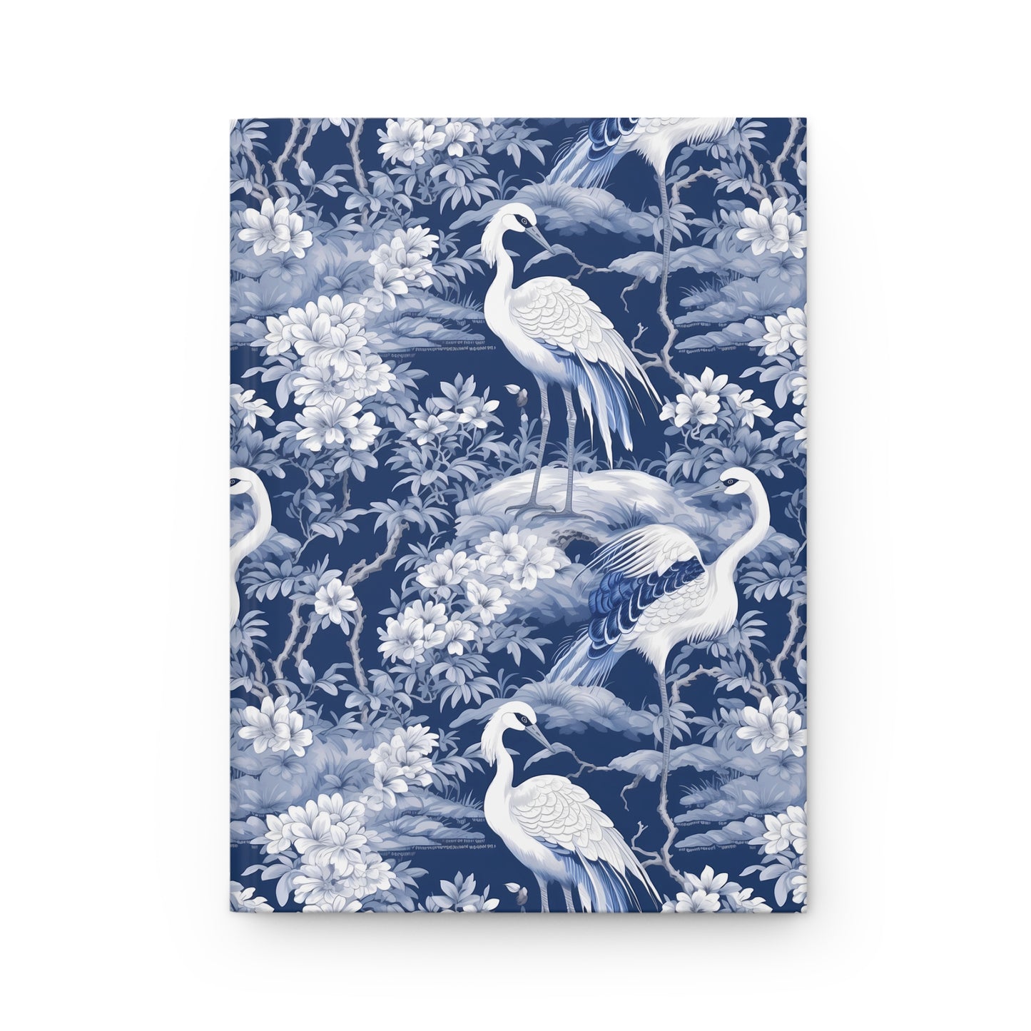 Blue Chinoiserie Hardcover Journal Matte Notebook