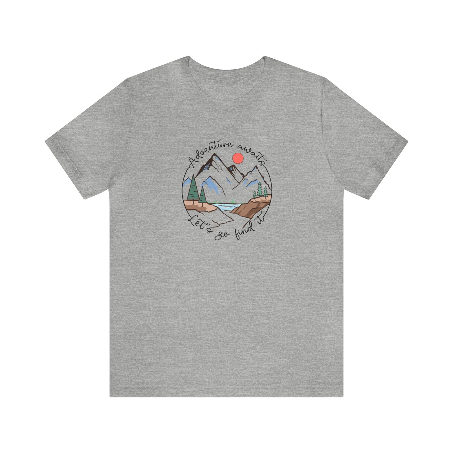 Adventure Awaits Let's Go Find It Camp T Shirt