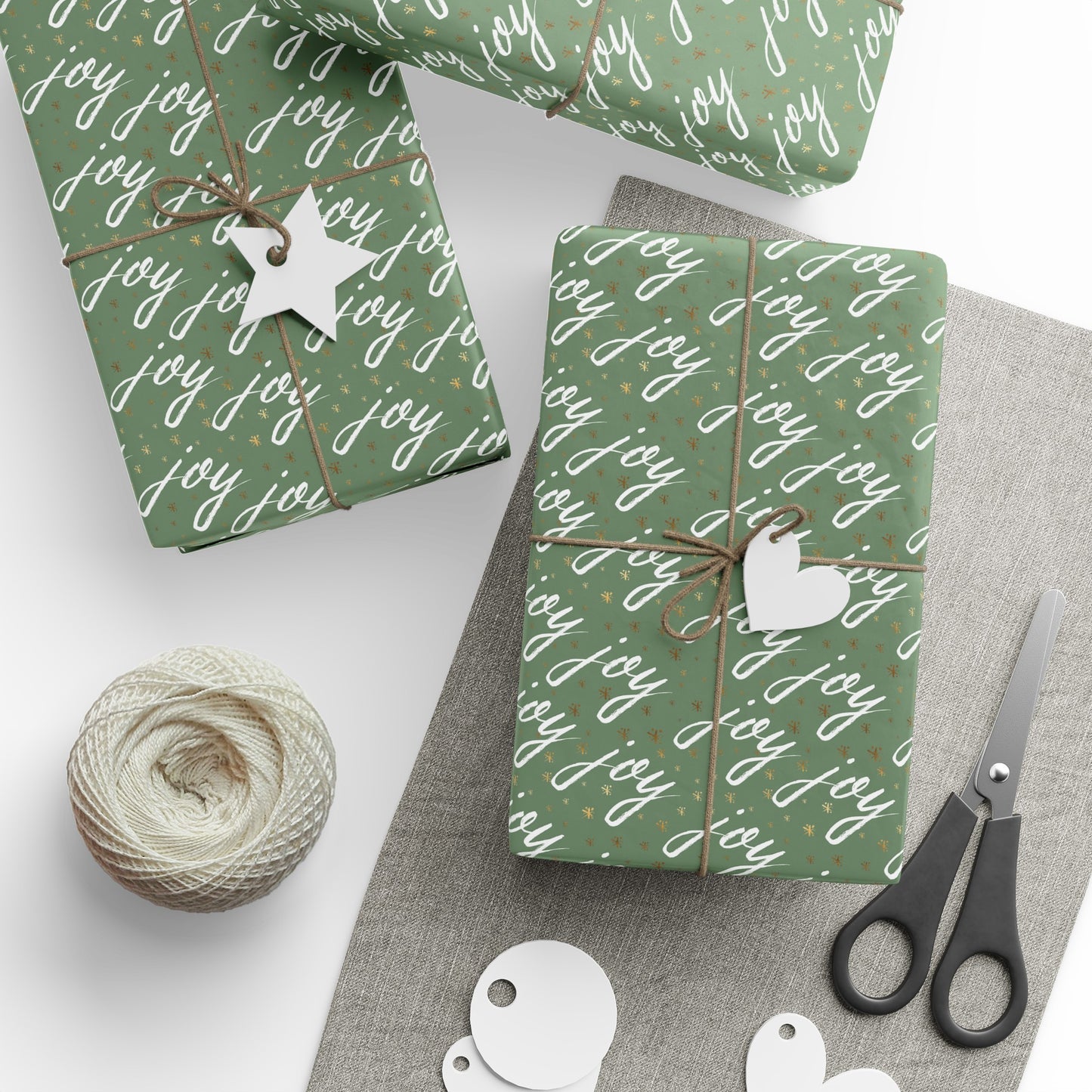 Joy Gift Wrap Holiday Wrapping Paper