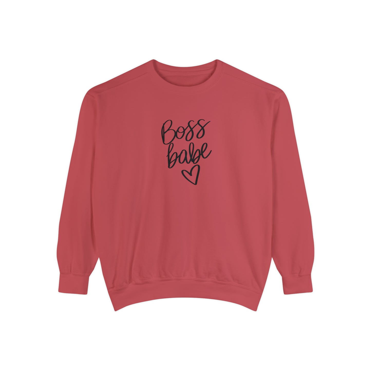 Boss Babe Unisex Garment-Dyed Sweatshirt