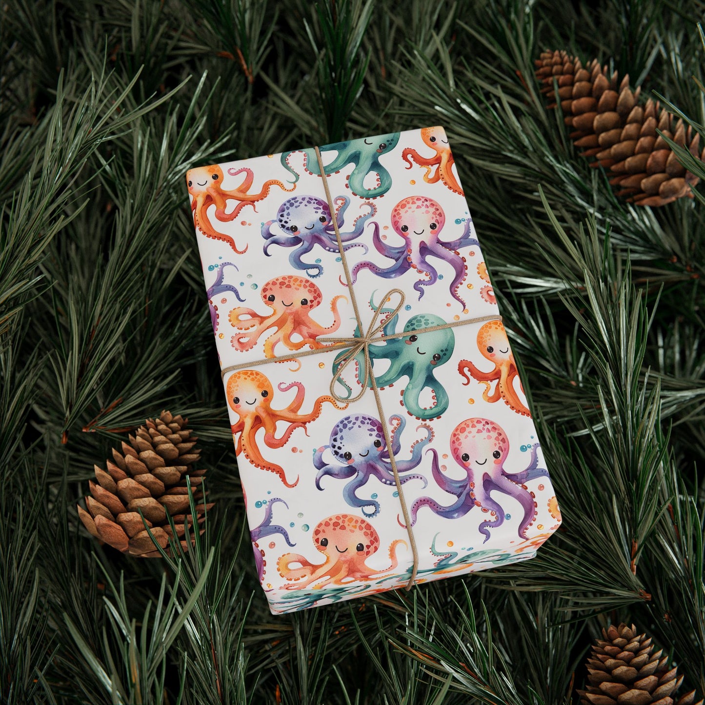 Octopus Wrapping Paper