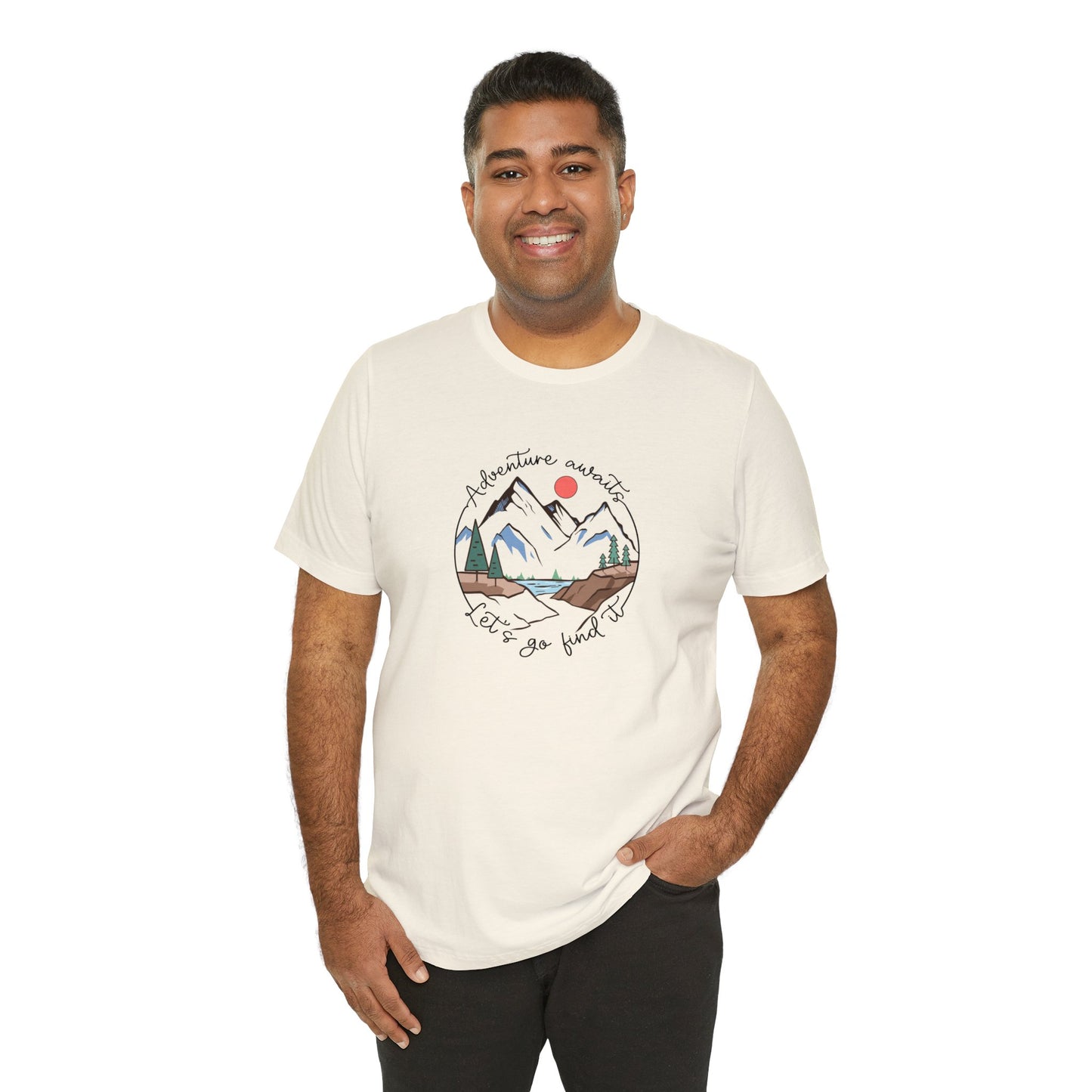 Adventure Awaits Let's Go Find It Camp T Shirt