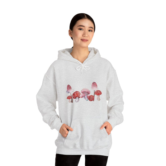 Unisex Watercolor Mushroom Heavy Blend Hooded Hoodie Sweatshirt