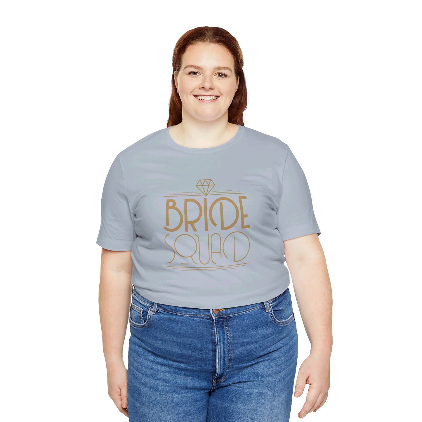 Bride Squad Art Deco Unisex Jersey Short Sleeve Tee Bachelorette Party Shirt