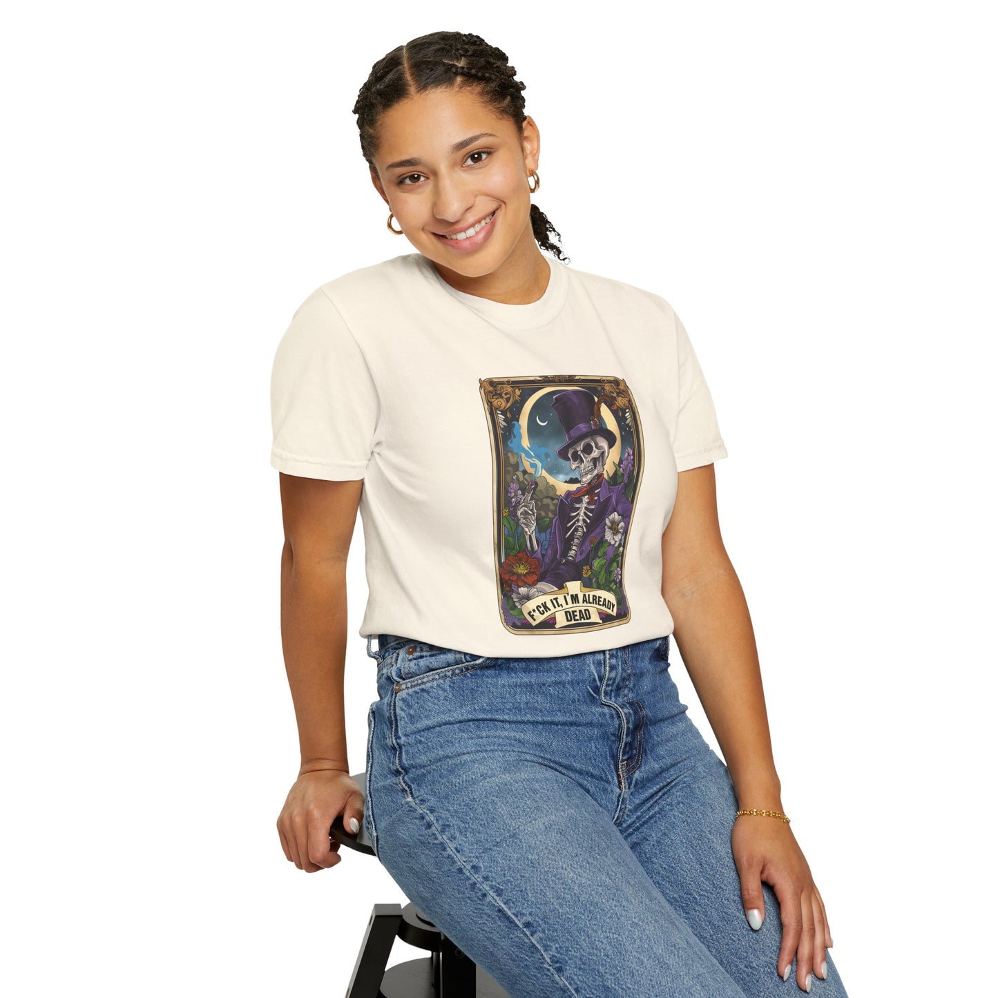 Funny Tarot Card Unisex T-shirt, Sarcastic Shirt, Hilarious Tee, Edgy Graphic Tee, Rebel Clothing, Unisex Graphic Tee