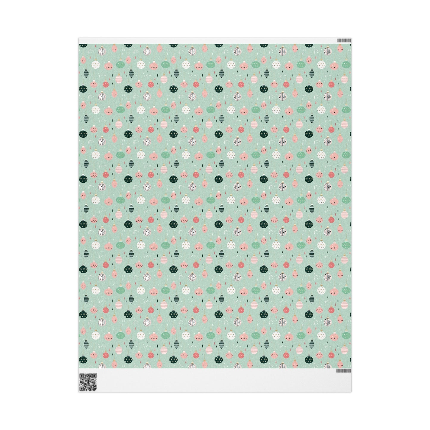 Christmas Ornament Gift Wrapping Paper Holiday Wrapping Paper Christmas Gift Wrapping Paper Gift Paper