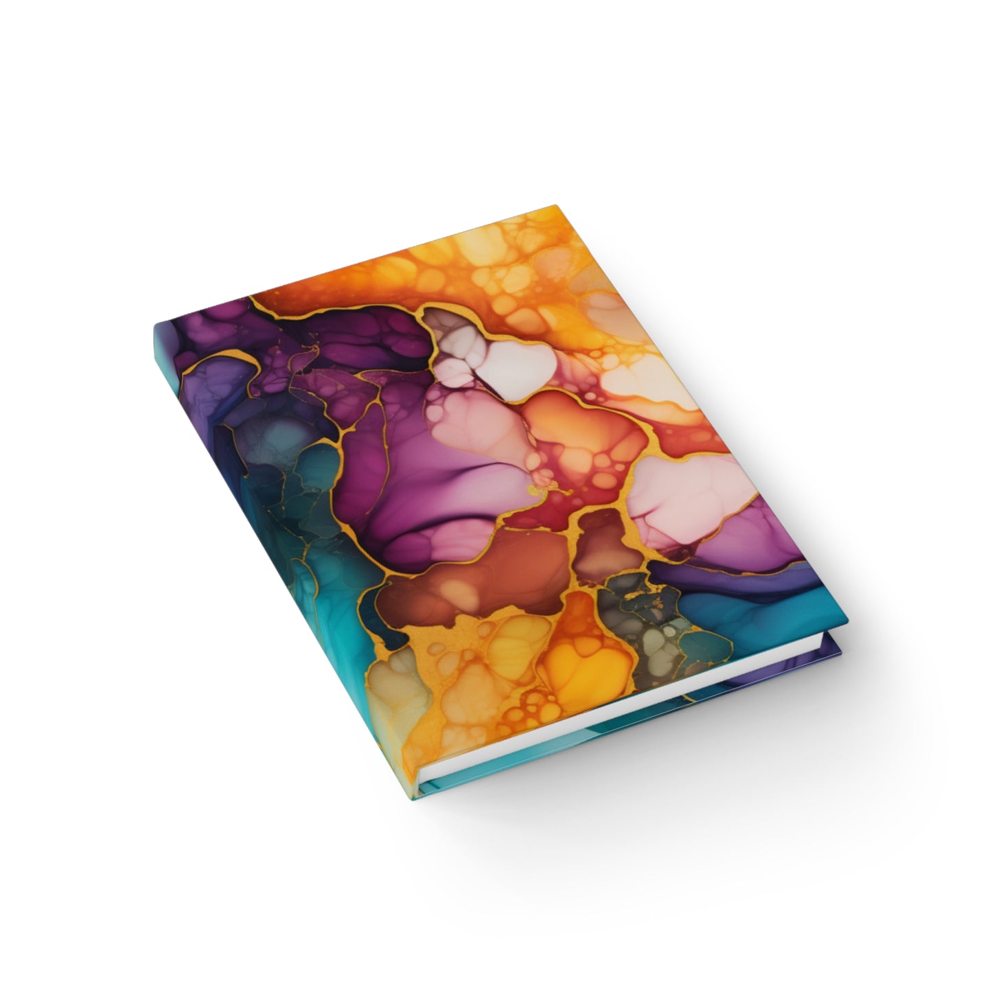 Alcohol Ink Blank Notebook