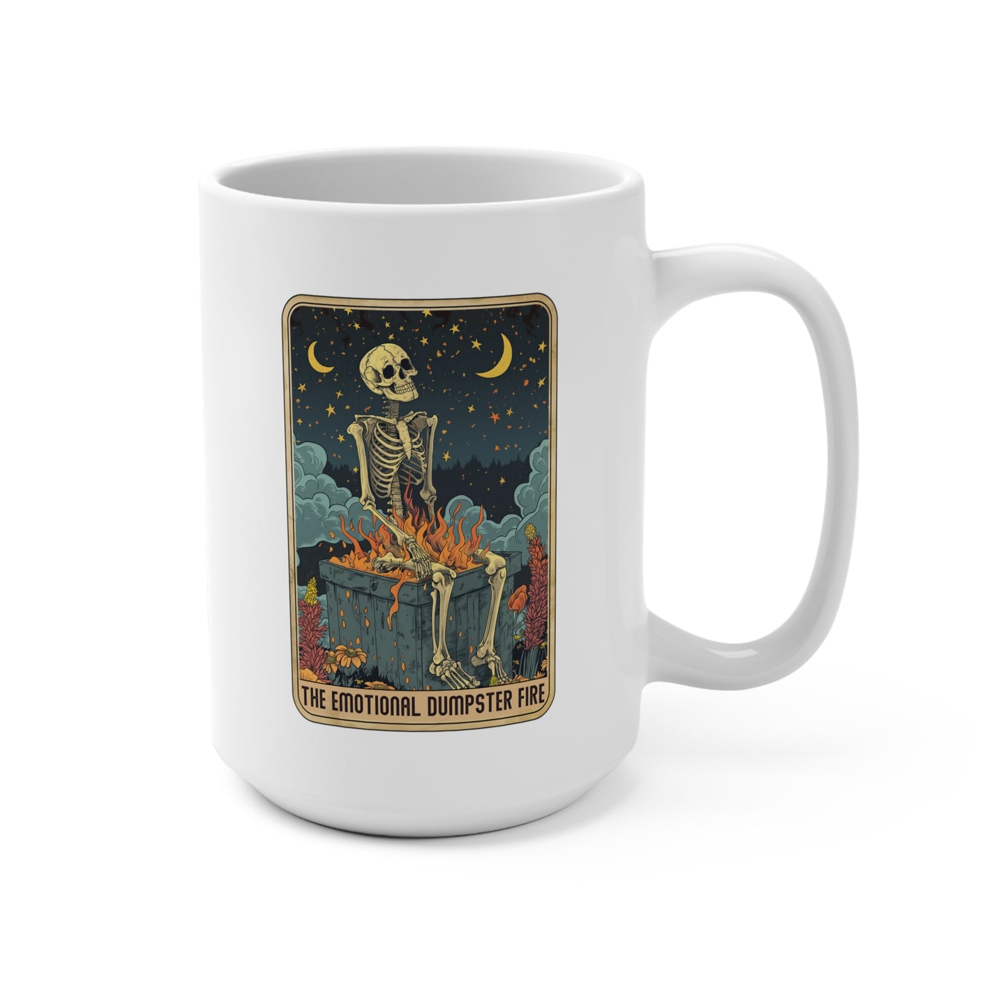 Dumpter Fire Tarot Mug 15oz