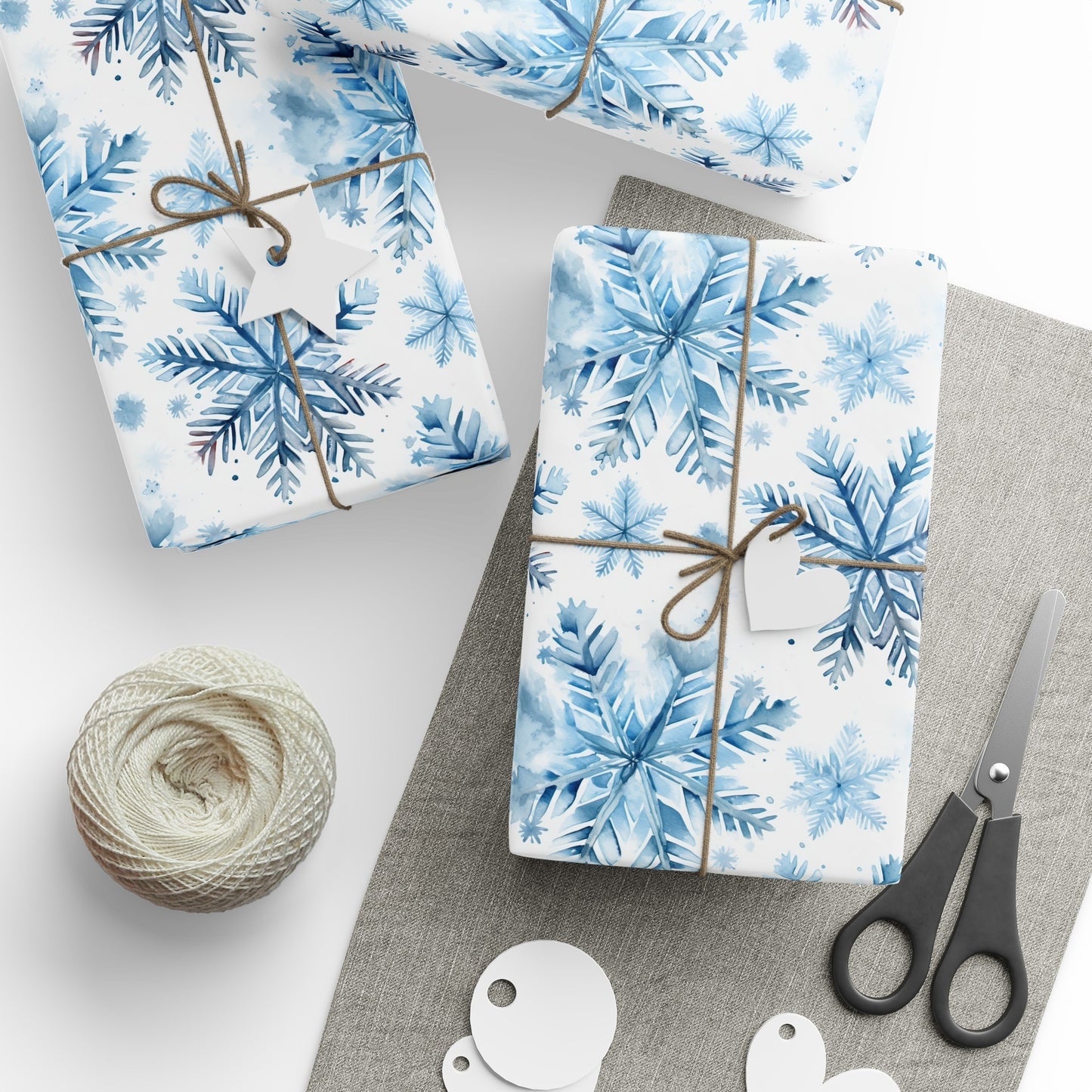 Snowflake Holiday Wrapping Paper