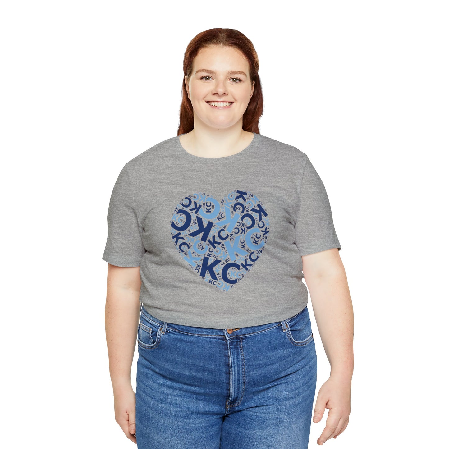 Kansas City Heart Unisex Jersey Short Sleeve Tee T-Shirt