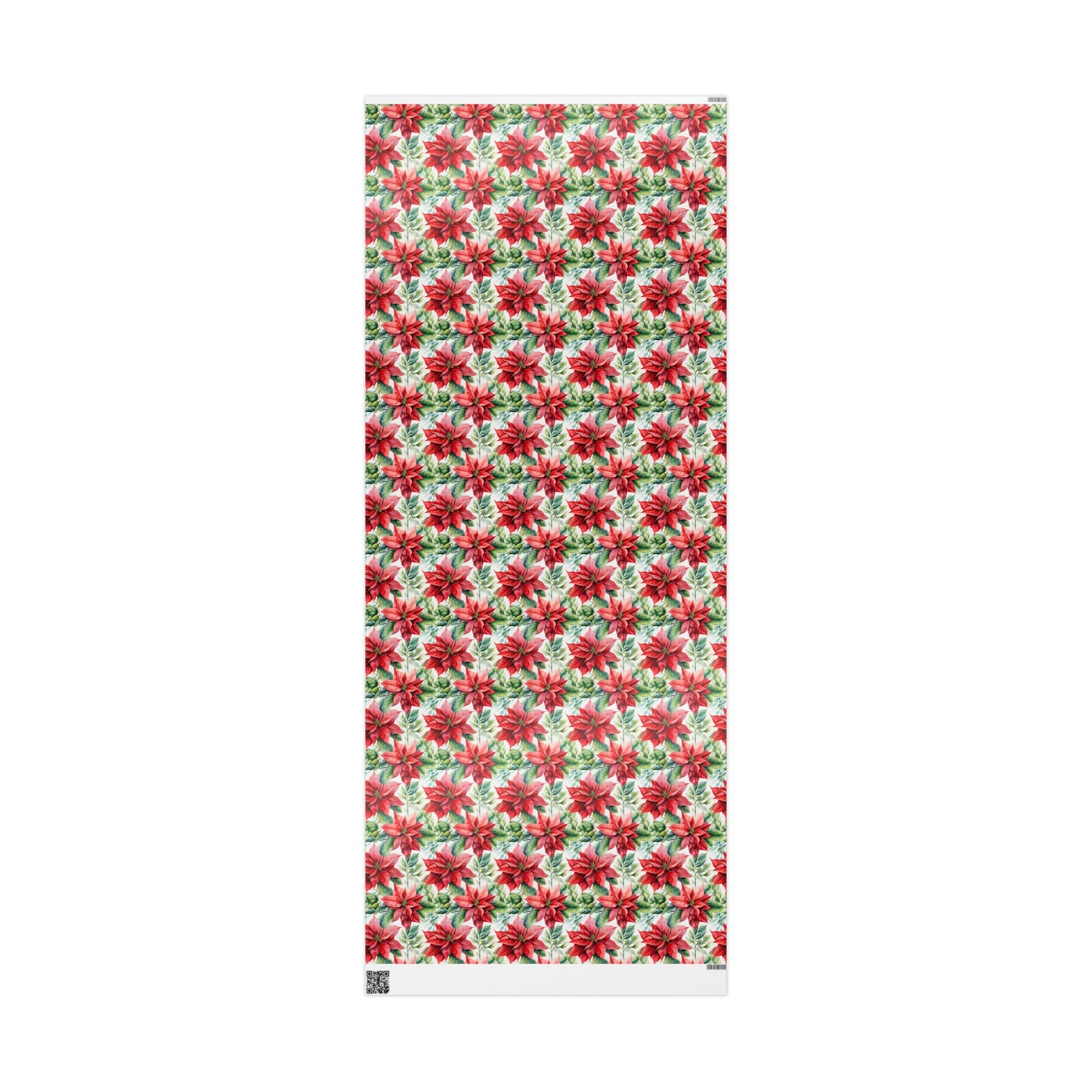 Poinsettia Floral Wrapping Paper