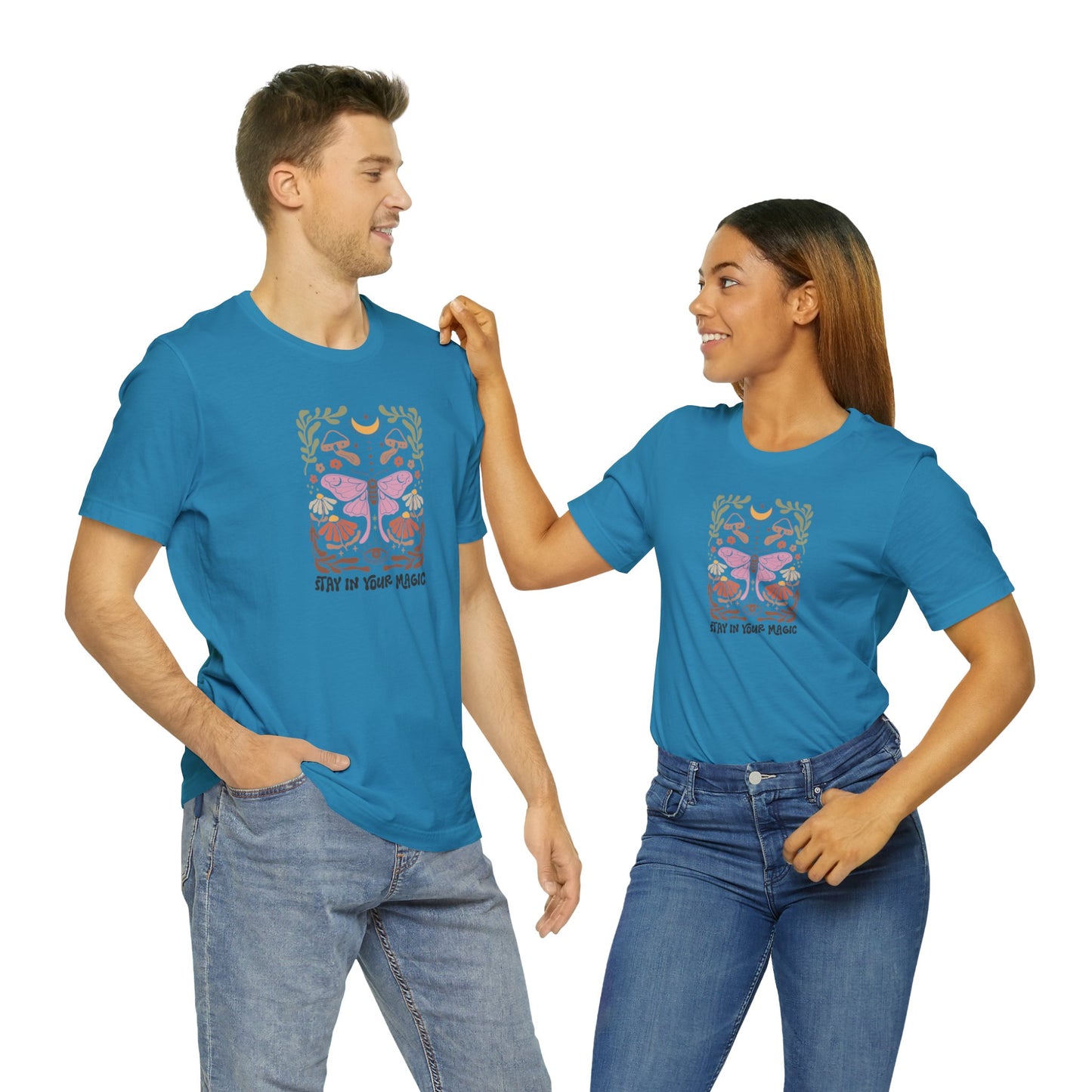 Stay in your Magic Boho Unisex Jersey Short Sleeve Tee