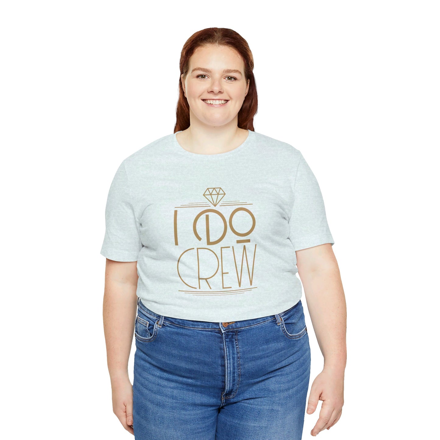 I Do Crew Art Deco Unisex Jersey Short Sleeve Tee Bachelorette Party Shirt