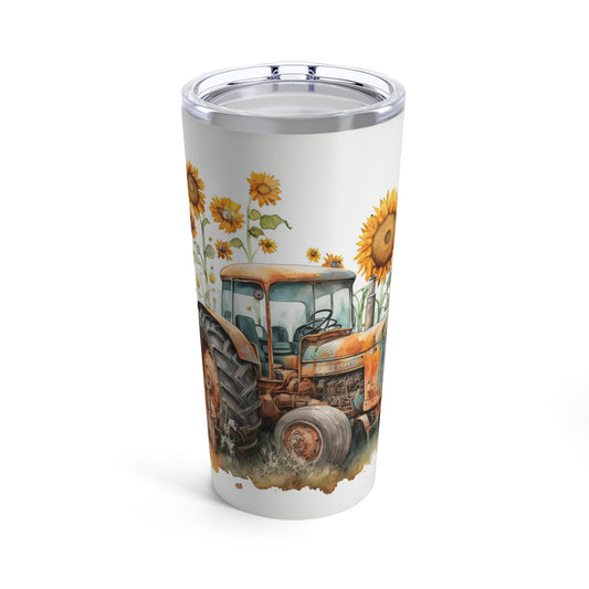 Old Farm Tractor Tumbler 20oz