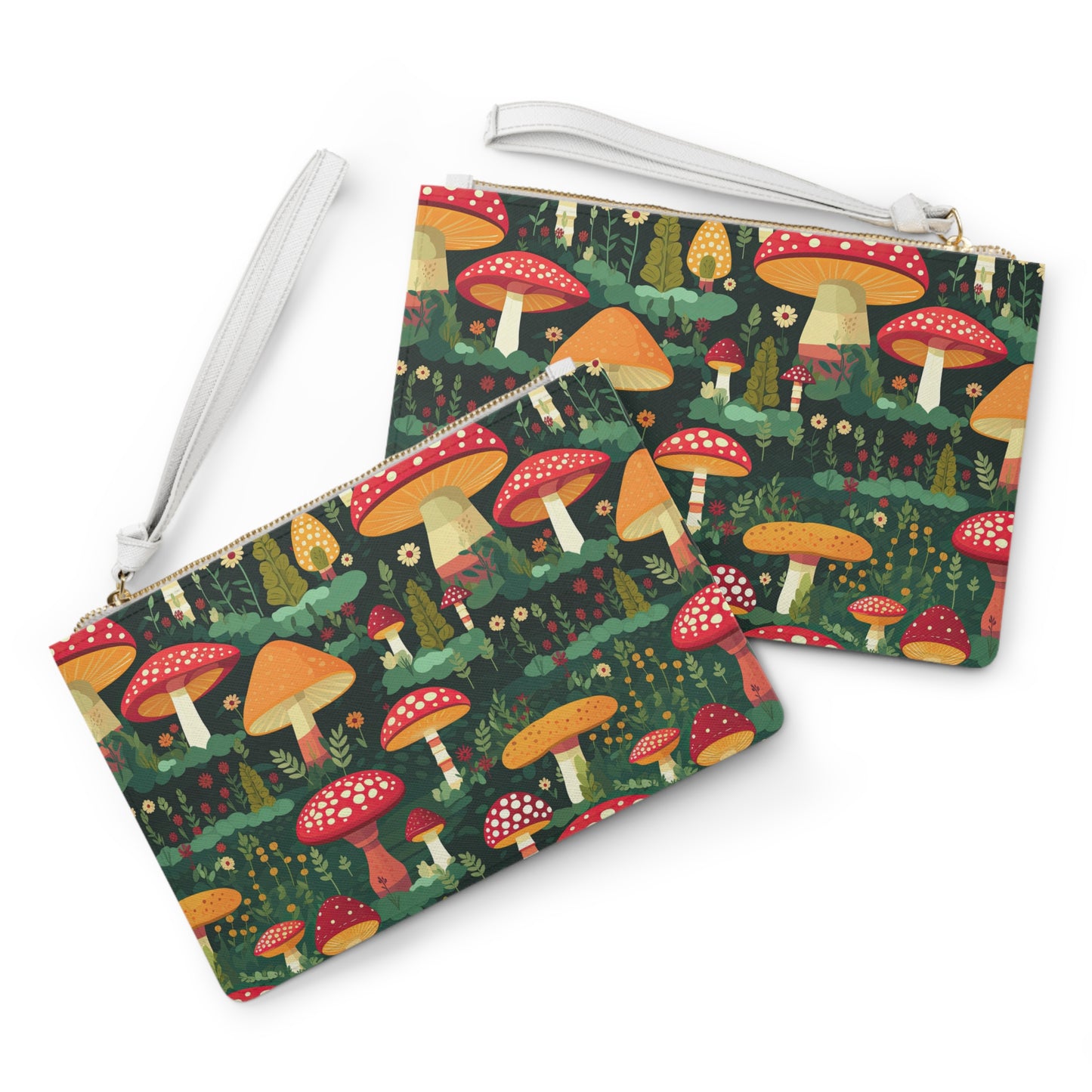 Retro Mushroom Clutch Bag