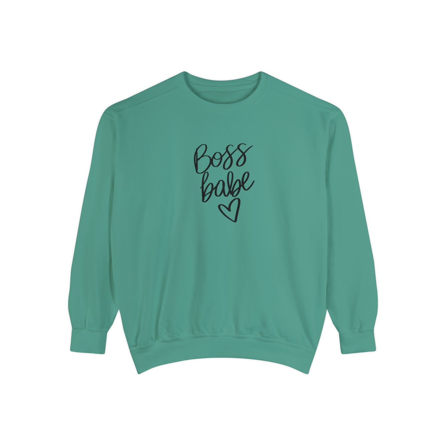 Boss Babe Unisex Garment-Dyed Sweatshirt