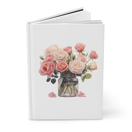 Roses Hardcover Journal Matte Notebook journal Garden Journal Dream journal Goal Journal Rose Journal