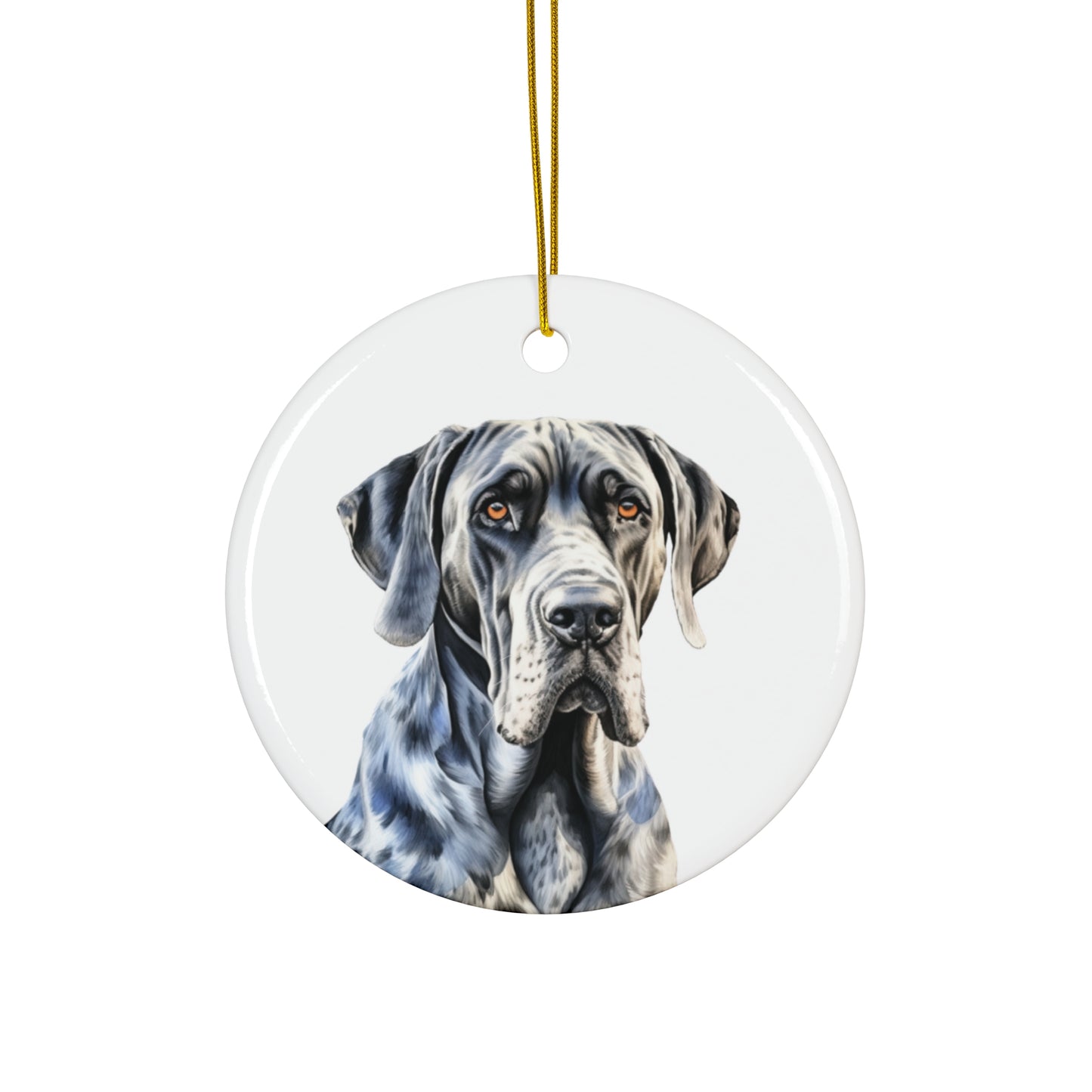 Great Dane Ceramic Ornament