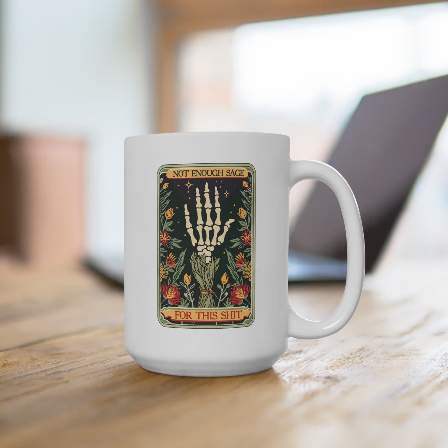 Note Enough Sage Tarot Mug 15oz