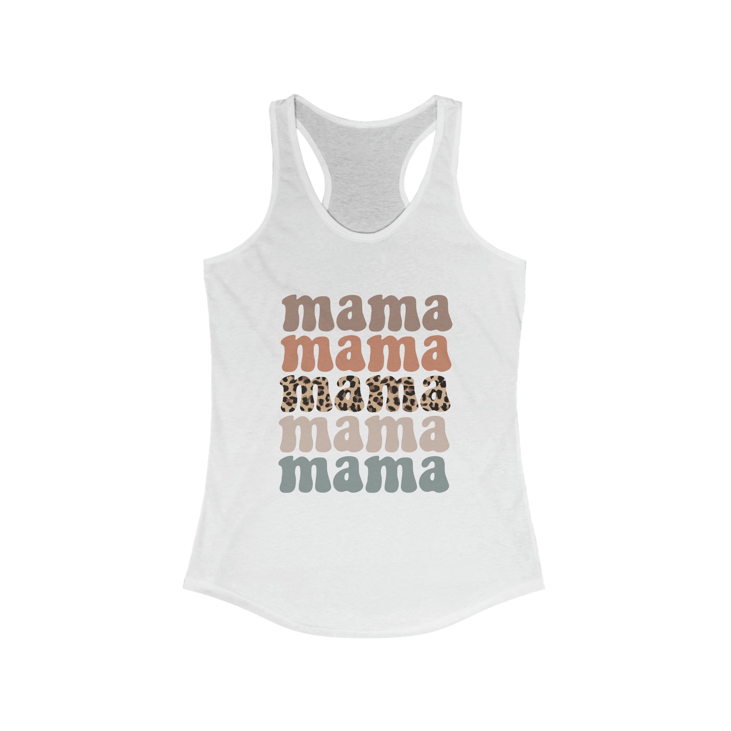 Mama Women's Ideal Racerback Tank