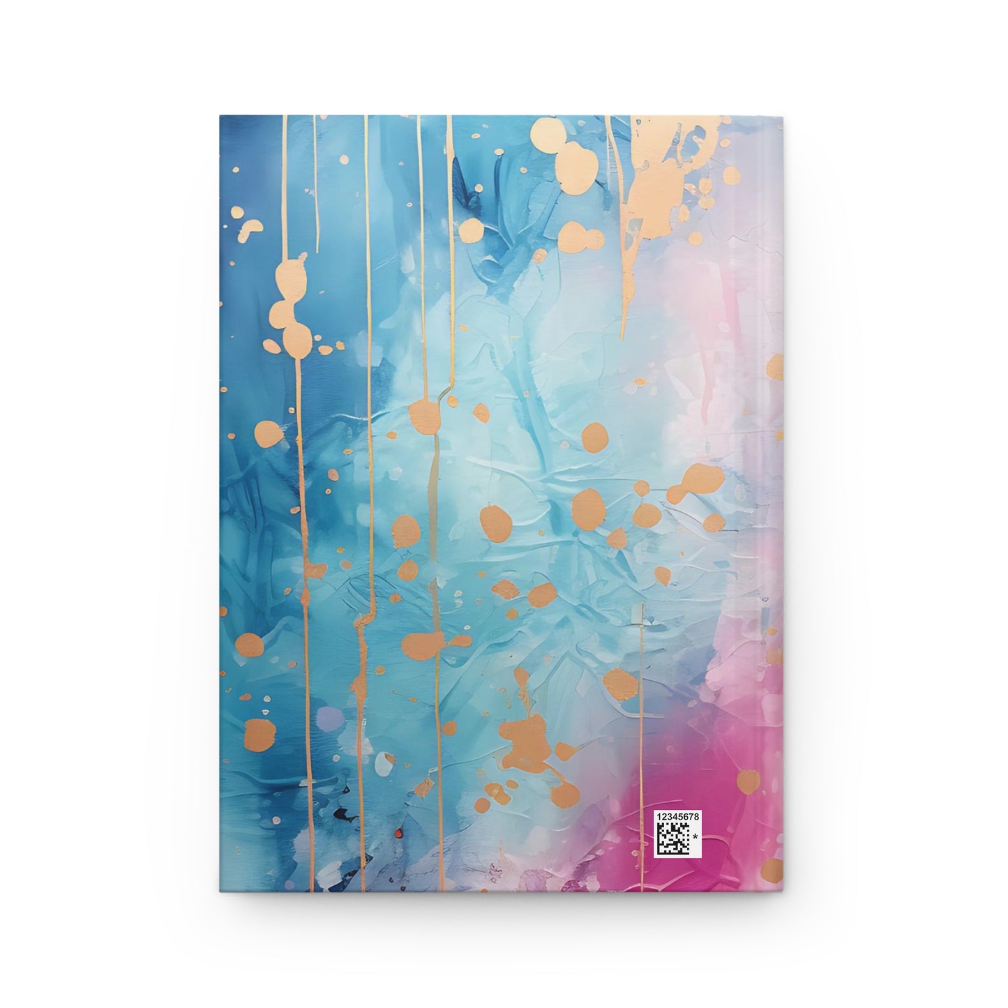 Mad Hustle Trendy Motivational Paint Style Hardcover Journal